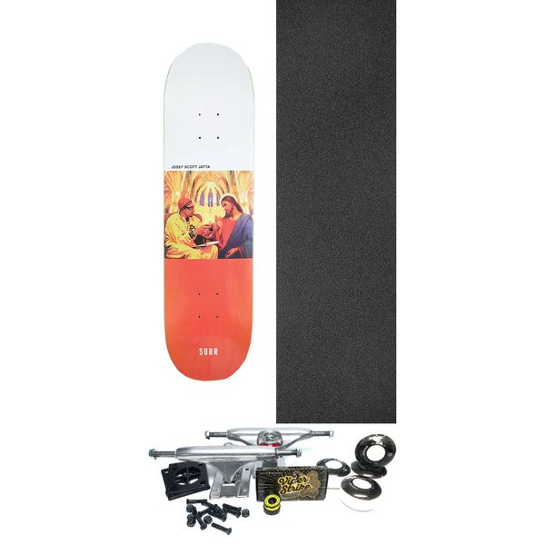 Sour Solution Skateboards Josef Scott Jatta A and J Skateboard Deck - 8" x 32" - Complete Skateboard Bundle